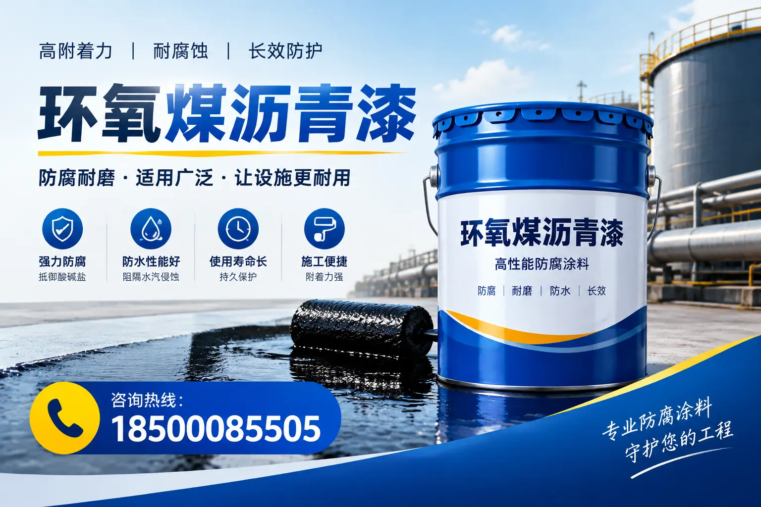 环氧煤沥青漆与其他涂料的对比分析,助力临沂企业决策